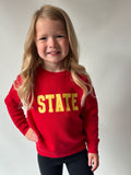 Youth State Polka Dot Crewneck