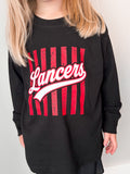 Black Lancer Stripes Youth Long OR Short Sleeve