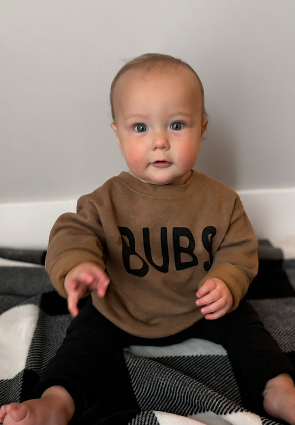 BUBS Brown Crewneck