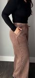 Brown Wide Leg Pant