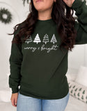 Merry & Bright Trees Crewneck