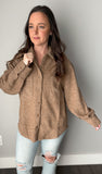 Mocha Ribbed Jacket