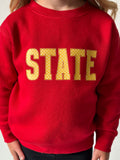 Youth State Polka Dot Crewneck