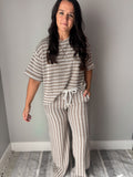Striped Ribbed Set
