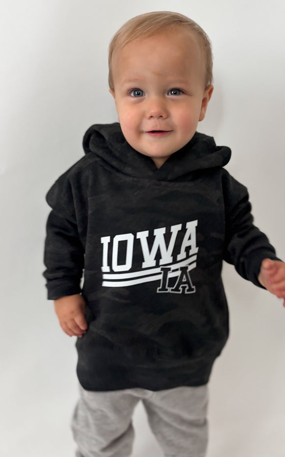 Youth Camo Iowa Hoodie