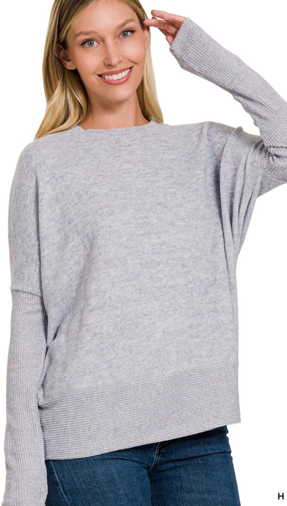 Grey Cozy Sweater