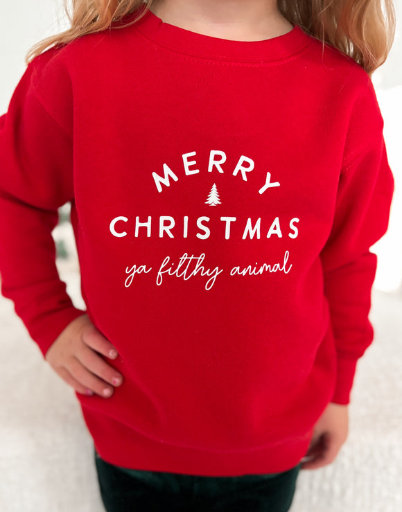 Ya filthy Animal Youth Crewneck