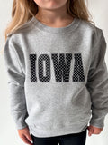 Youth IA Polka Dot Crewneck
