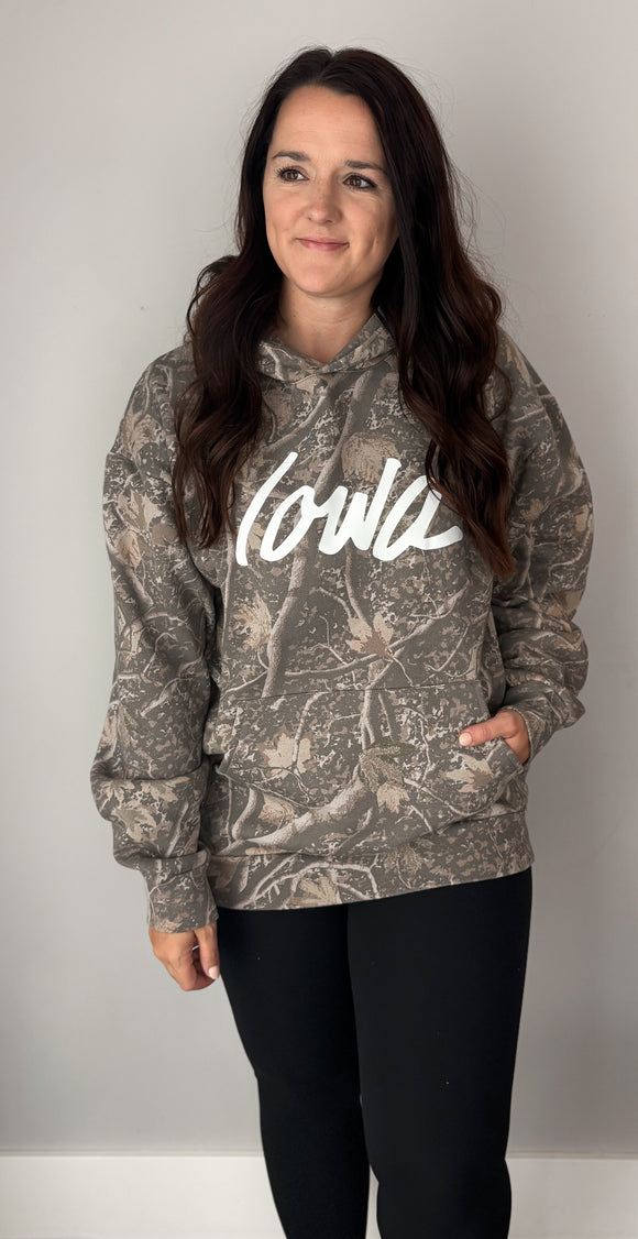 PRE ORDER Iowa Camo Hoodie
