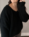 Oversized V-Neck Sweater
