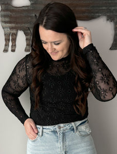 Lace Embroidered Top