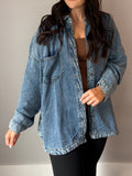 Washed Chambray Button Down