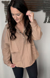 Half Button Hoodie
