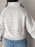 Heather Grey Quarter Zip