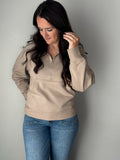 Ash Mocha Quarter Zip