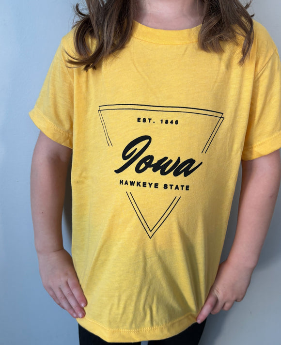 Youth Iowa Triangle Short Sleeve