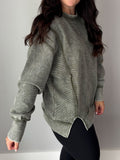 Dark Olive Ribbed Top