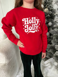 Holly Jolly Youth Crewneck