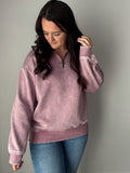 Rose Quarter Zip