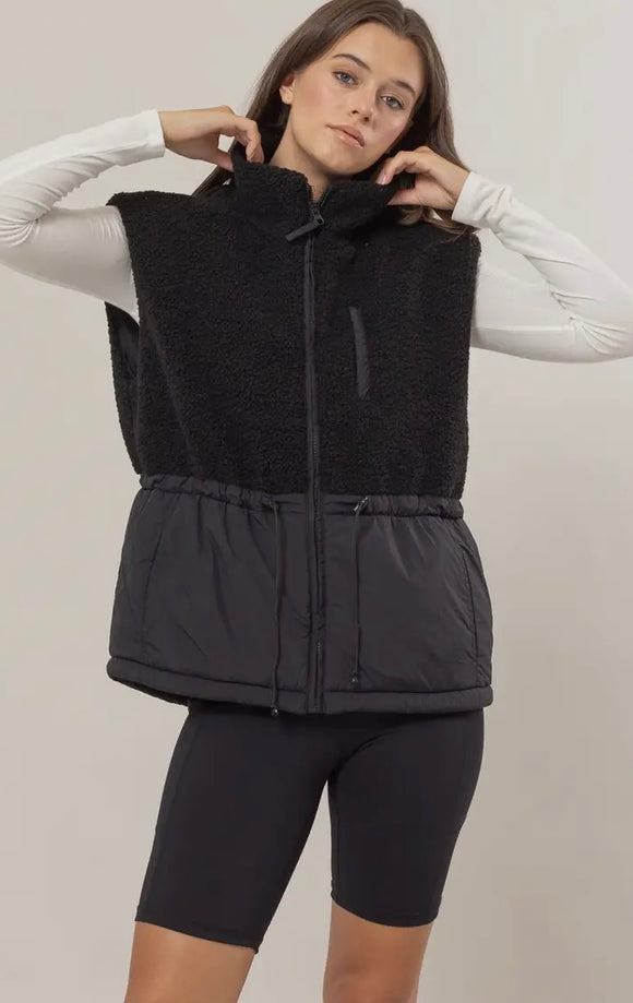 Sherpa Puffer Vest