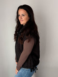 Fleece Bow Tie Vest