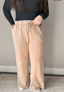Wide Leg Drawstring Sweatpants