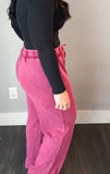 Red Wide Leg Pant