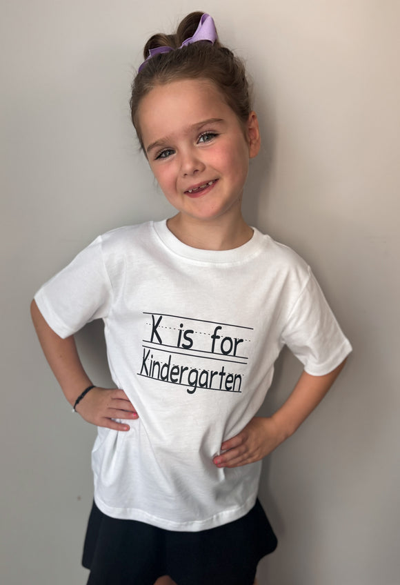 K is for Kindergarten NO MARKERS