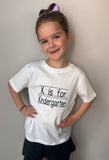 K is for Kindergarten NO MARKERS