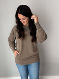 Brown Pocket Pullover