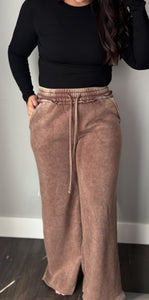 Brown Wide Leg Pant