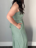 Costal Stripe Jumpsuit
