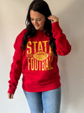 Adult State Football Crewneck