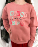 Merry & Bright Youth Crewneck