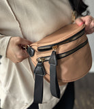 Almond Nylon Sling Bag