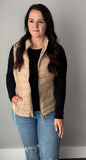Khaki Puffer Vest