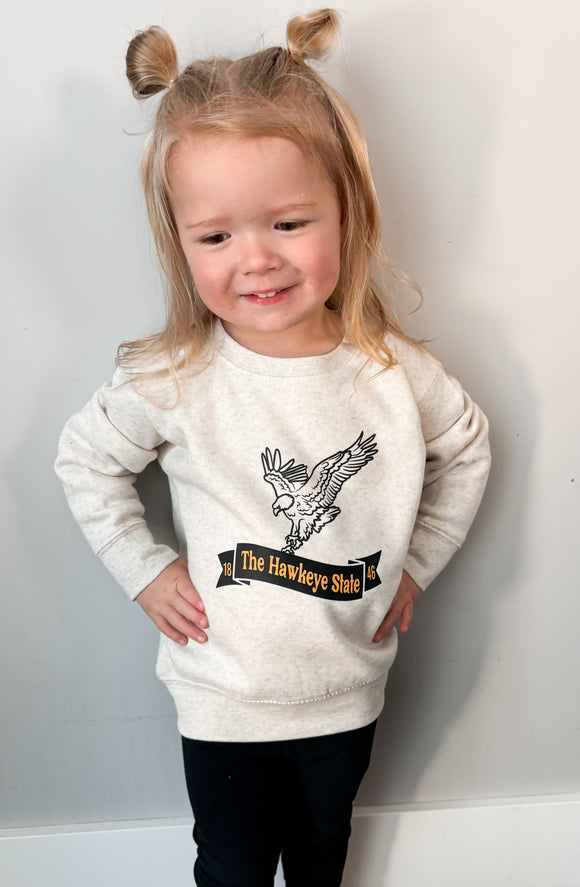 Youth Black & Gold Crewneck