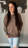 Brown Pocket Pullover