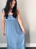 Smocked Tiered Dress