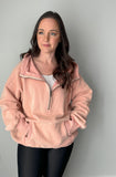 Blush Half Zip Hoodie