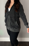 Waffle Zip Up