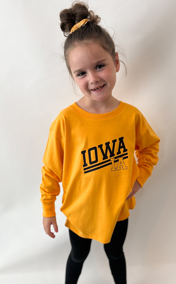 Youth IA Gold Long Sleeve