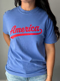 America Adult T-Shirt (Blue)