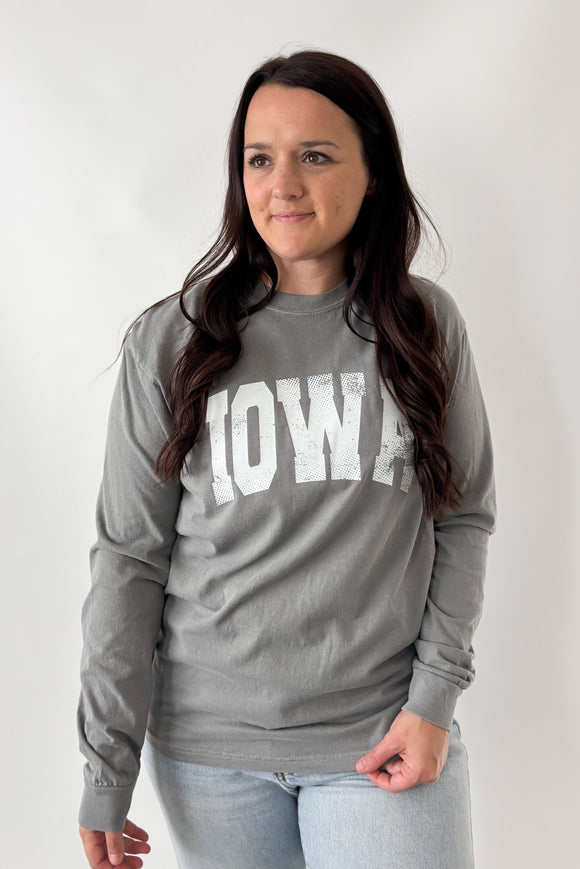 Iowa Grey Long Sleeve