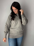 Light Olive Pocket Pullover