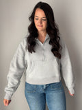 Heather Grey Quarter Zip