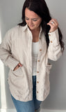 Beige Corduroy Jacket