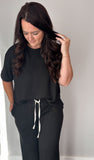 Ribbed Short Sleeve Set