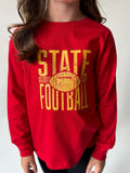 Youth State Football Long Sleeve