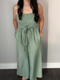 Costal Stripe Jumpsuit
